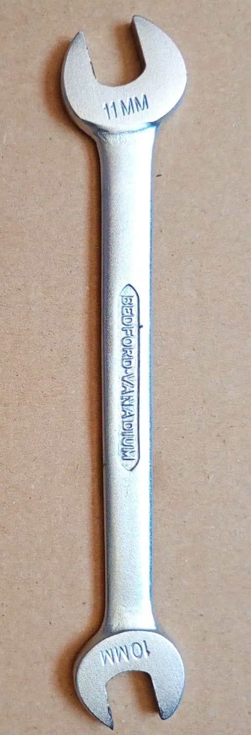 Bedford Vanadium Open Ended Spanners x 8 • Metric Sizes: 6/7mm – 10mm to 22mm