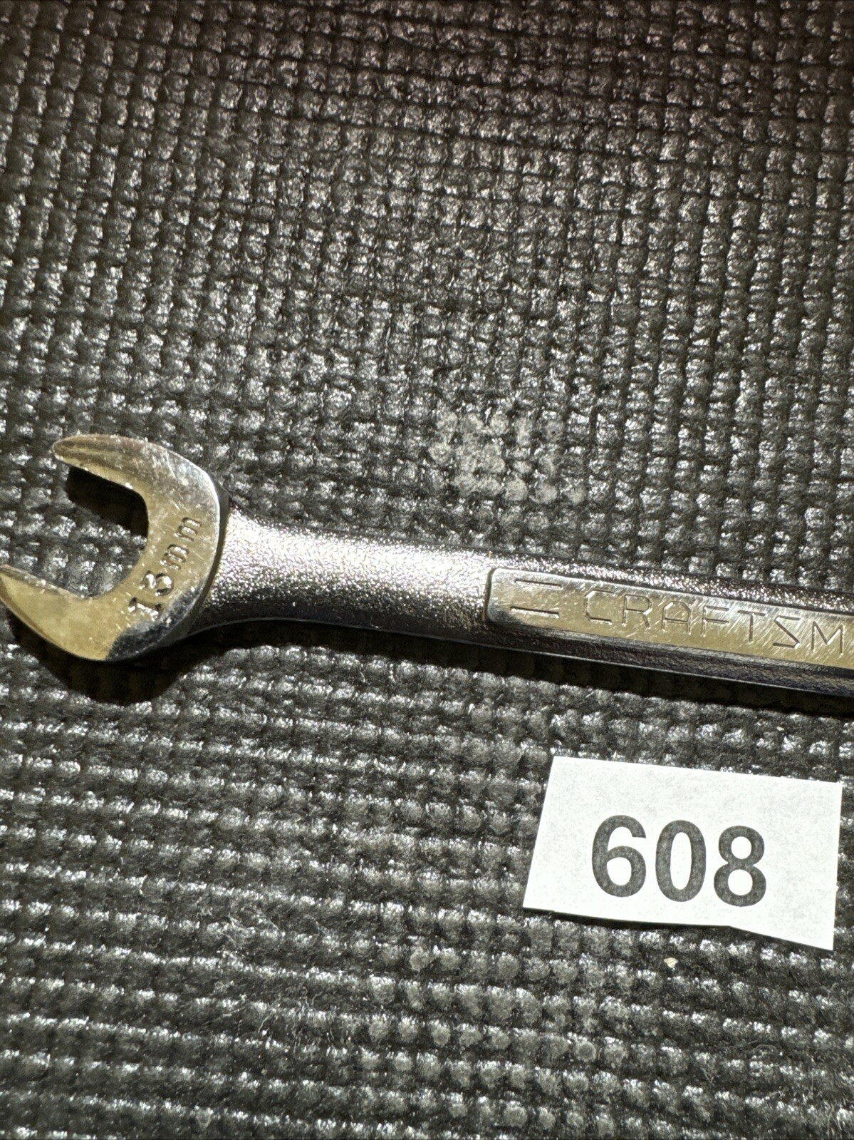 Vintage Craftsman 13mm x 15mm Open End Wrench Metric 44507 -VV- USA