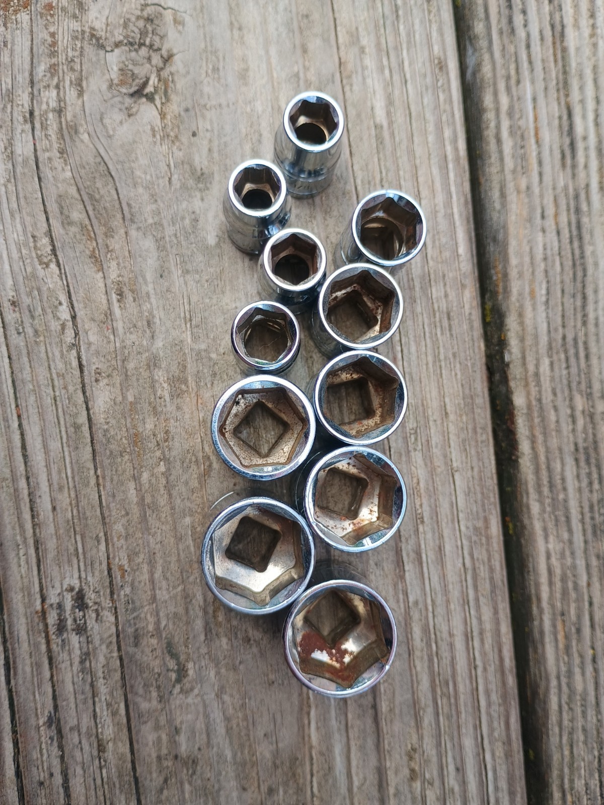 11 Pc Workforce 3/8″ Drive 6 Point Sockets Metric & SAE