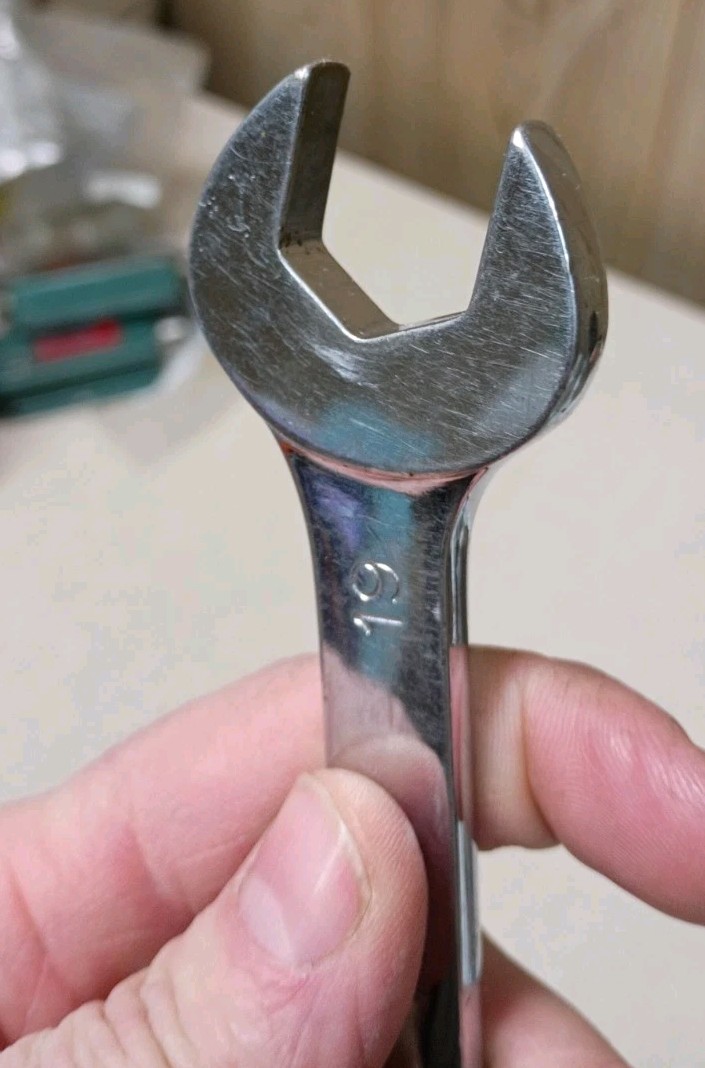 CS219MM MAC Stubby Metric 19mm Open and Box End Wrench