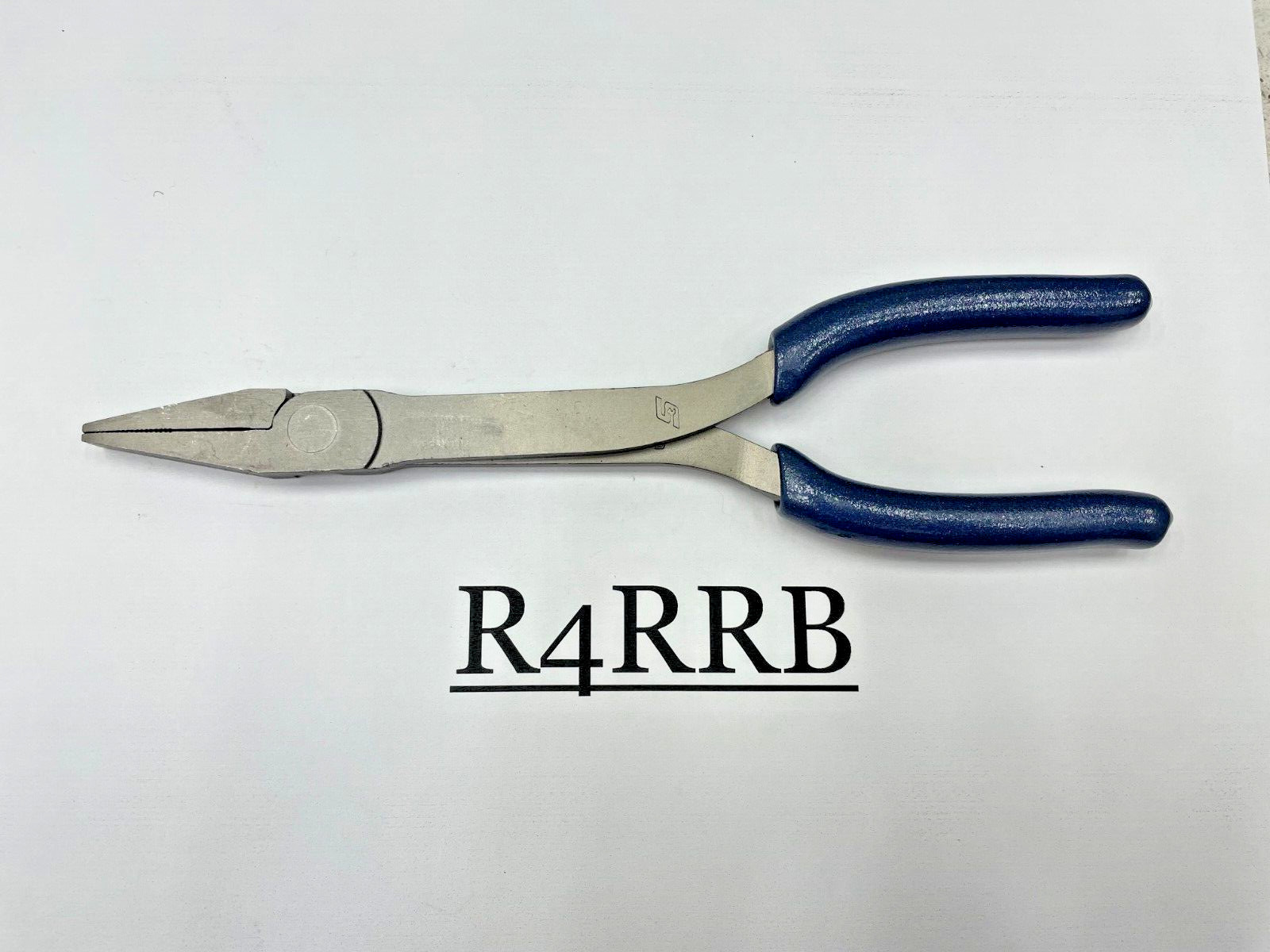 Snap-on Tools USA NEW POWER BLUE Soft Grip 8″ Duck Bill Flat Nose Pliers 61CFMB
