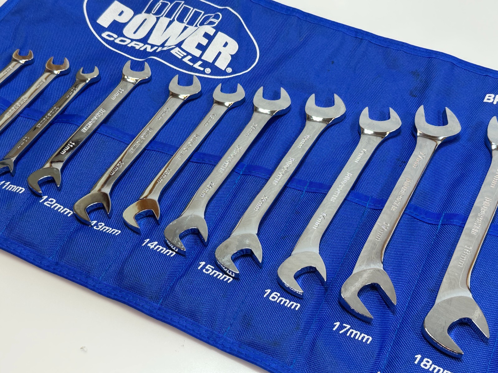 Cornwell Tools BPAW12MST 12Pc bluePOWER Metric 8mm-19mm 4 Way Angle Wrench Set