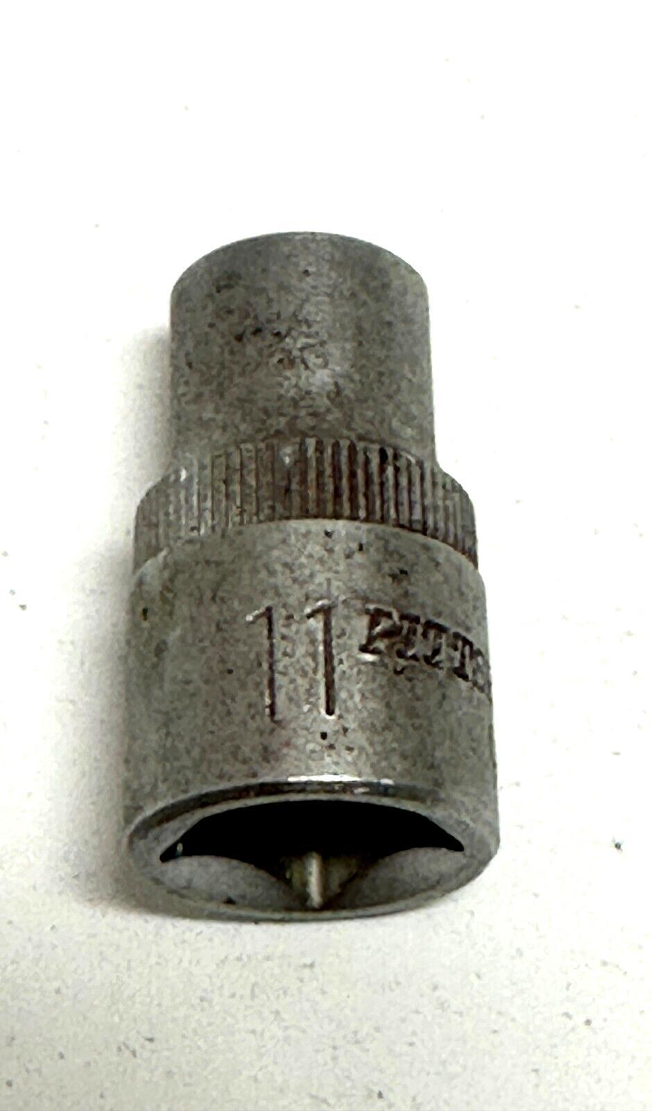 Pittsburg Pro 11mm 12-Point Socket Metric 1/2-inch Drive Cr-V