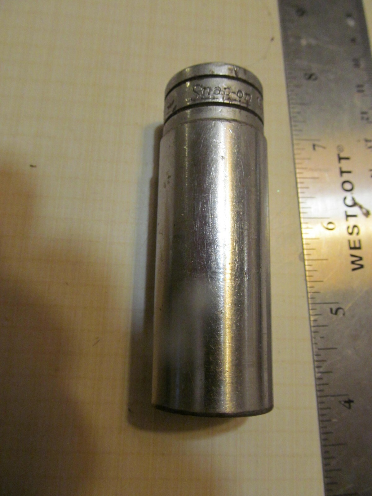 Snap-On S-261 13/16 Deep Socket 12 Point 1/2 ” Drive Used