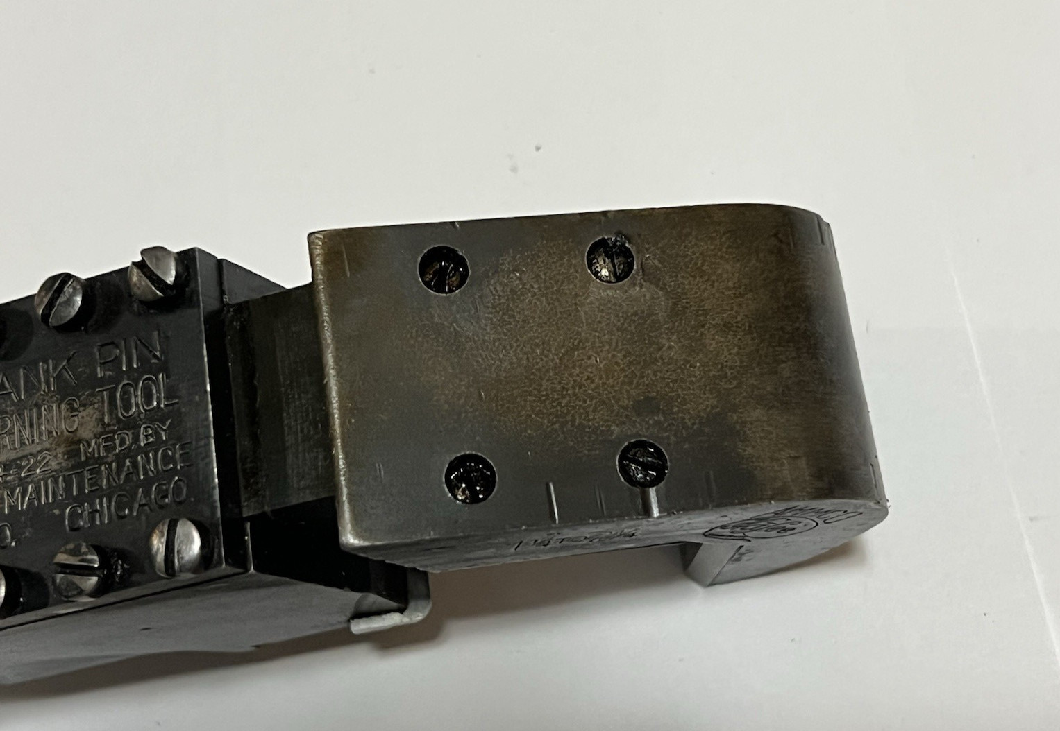 AMMCO HA Lee Vintage Crank Pin Re-Turning Tool in Box w Cutters 1-1/4″ – 2-1/4″