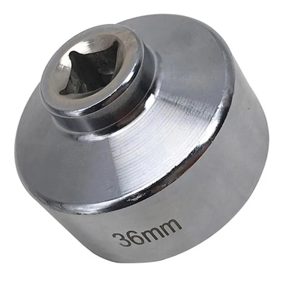 36mm Oil Filter Socket Tool 3/8″Drive Cap Remover Low Profile Socket Wrench C2C6