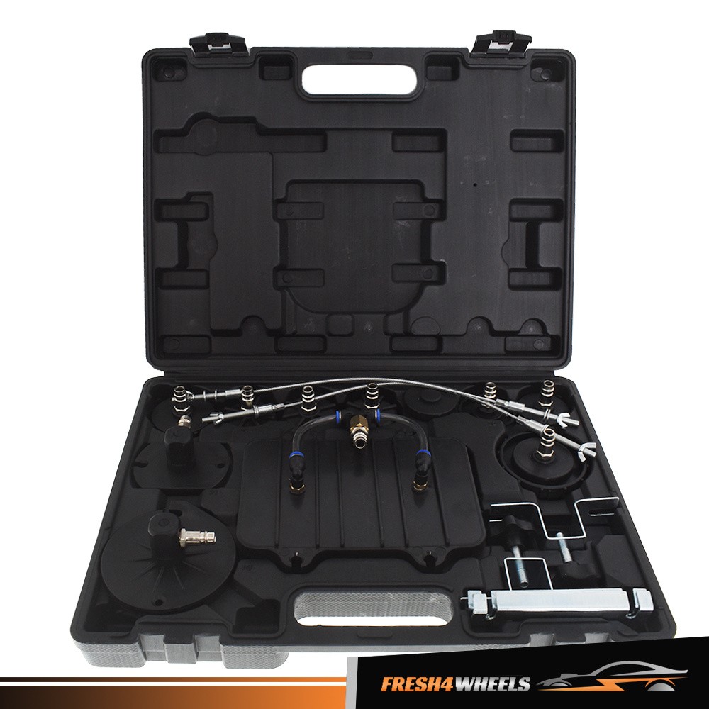 Pneumatic Air Pressure Kit Brake & Clutch Bleeder Valve System Kit Portable