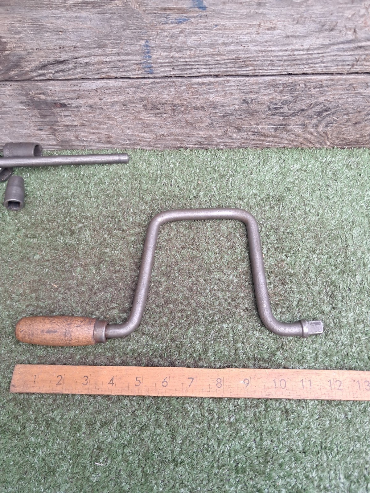Vintage Gedore Socket & Brace Original No19 (PART SET) Favorit Old Tools (#209)