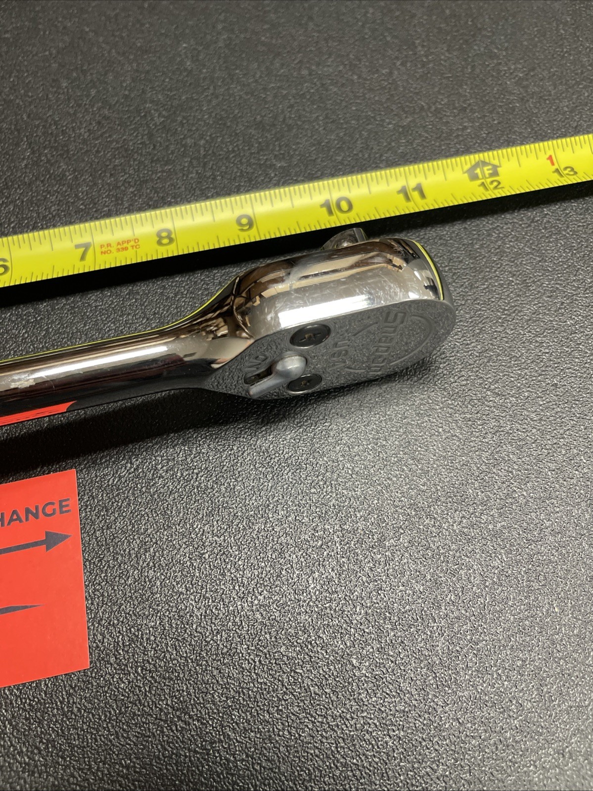 Snap-on Tools USED NEW STYLE 1/2″ Drive Fine 80 Tooth Chrome Handle Ratchet S80A