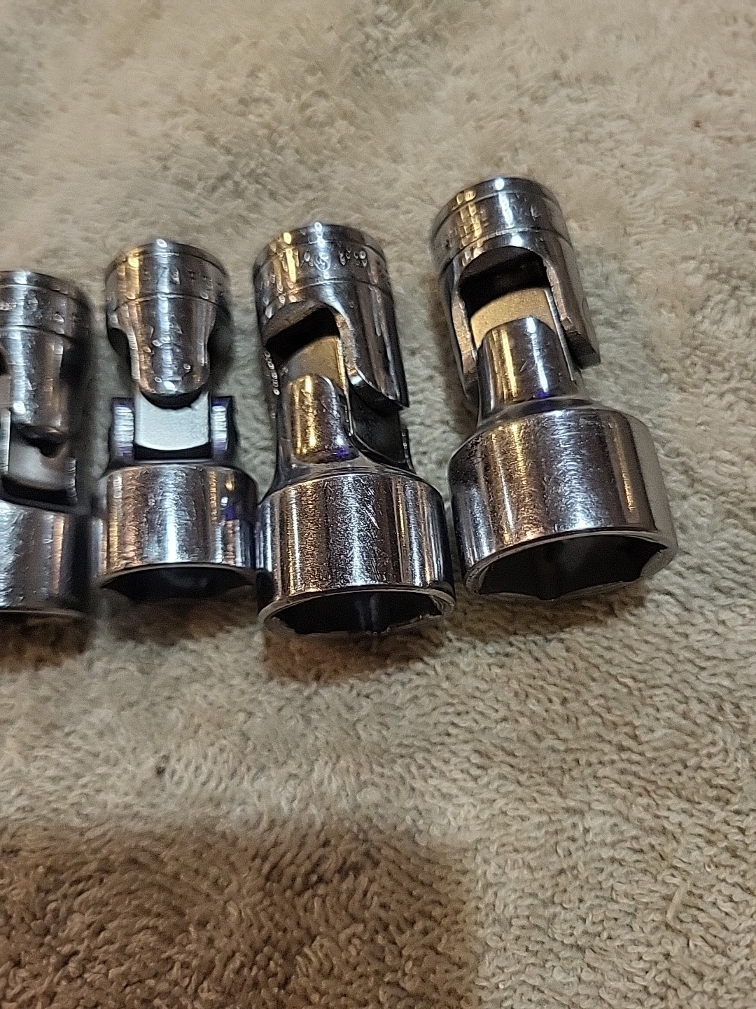 Snap On 3/8” Dr. 6 Pc. 7/16″- 3/4″ Shallow 6 Pt. Universal Socket Set 206AFS