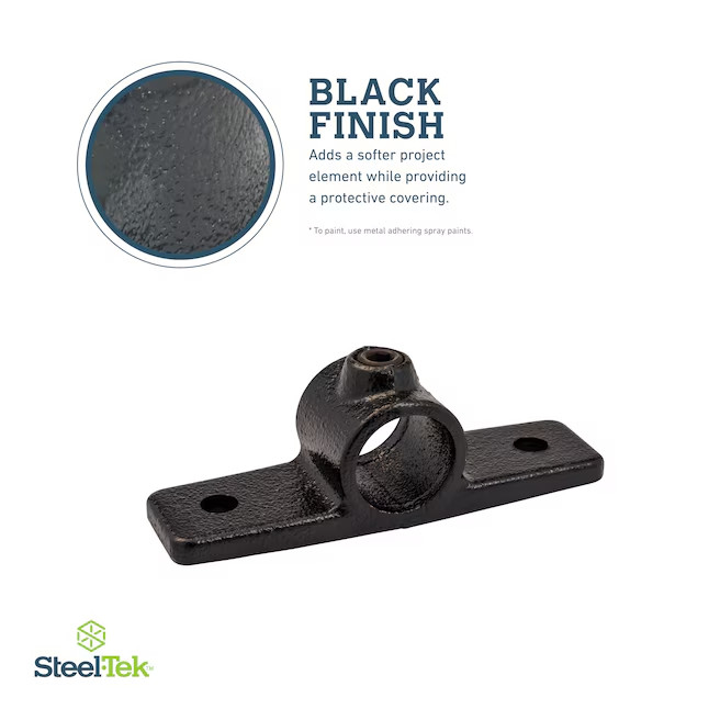 Steel•Tek 3/4” Offset Flange W/2 Tabs Black 962250 FAST SHIP