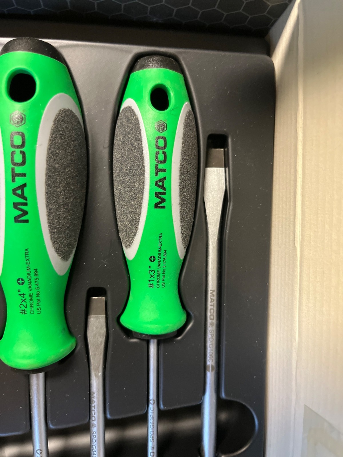 MATCO -SSPCG5C – 5 PIECE SCREWDRIVER SET – LOC#323
