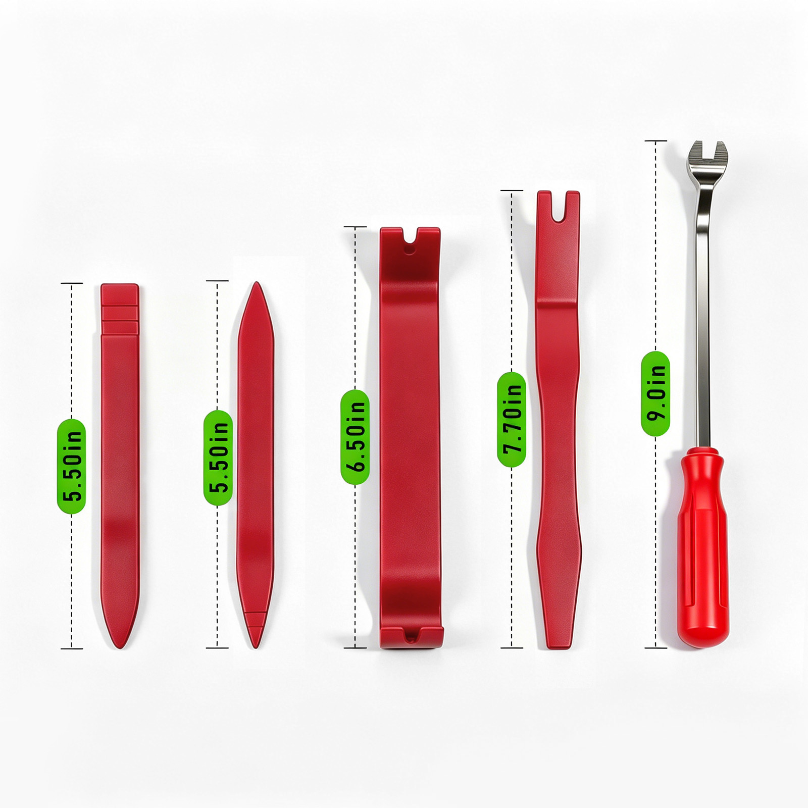 5pcs Car Door Trim Removal Tool Pry Panel Dash Radio Body Clip Installer Kit Set