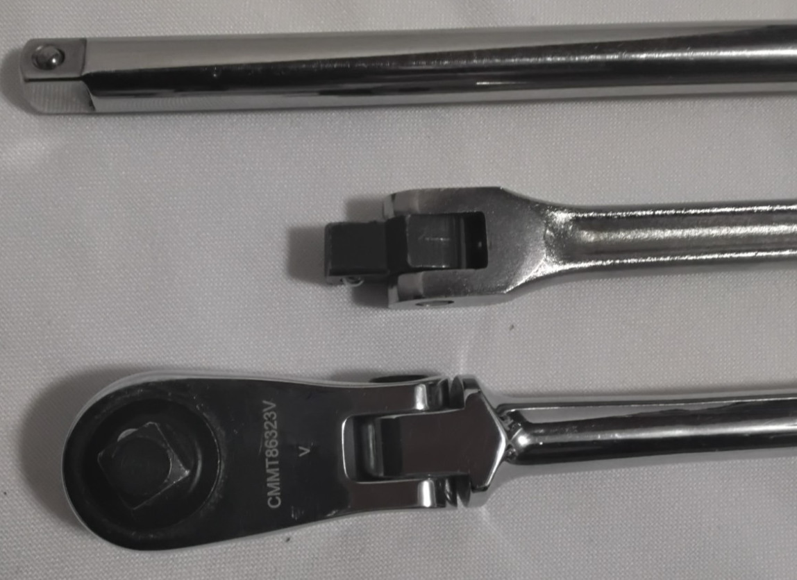 7PC Craftsman Flex Head Ratchet Breaker Bar Extension Ratchet 3/8″ Drive Lot Set