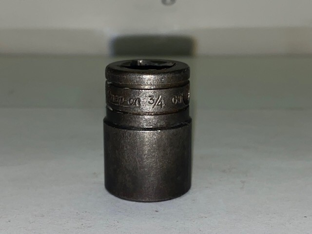 Snap-On GFS241 1/2″ Drive 12-Point SAE 3/4″ Flank Drive® Shallow Impact Socket