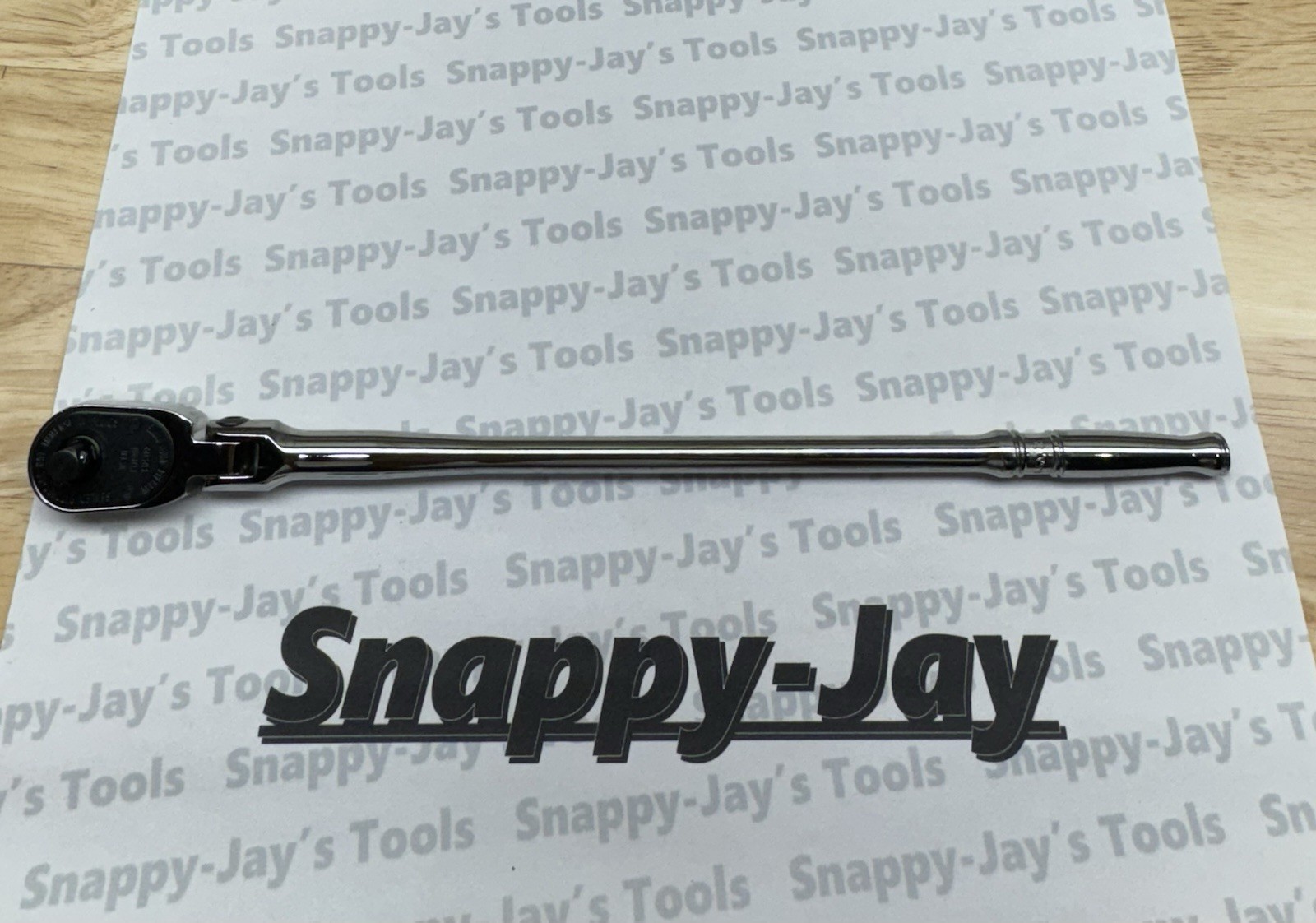 Snap-on Tools USA NEW 1/4″ Drive Chrome Extra Long Flex Head Ratchet TLLF72