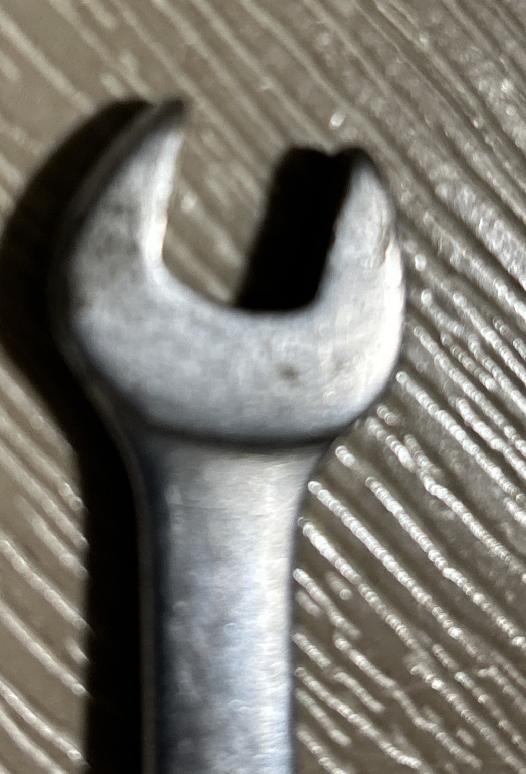 Vintage Snap On Tools OEX120 3/8″ Short Combination Wrench 12 Pt Chrome-USA