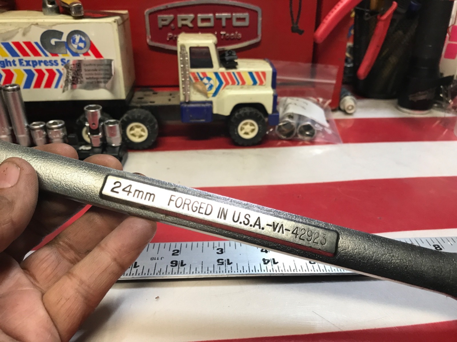 Craftsman tools wrench combination 24mm 42923 “VA” USA 🇺🇸 LLLL