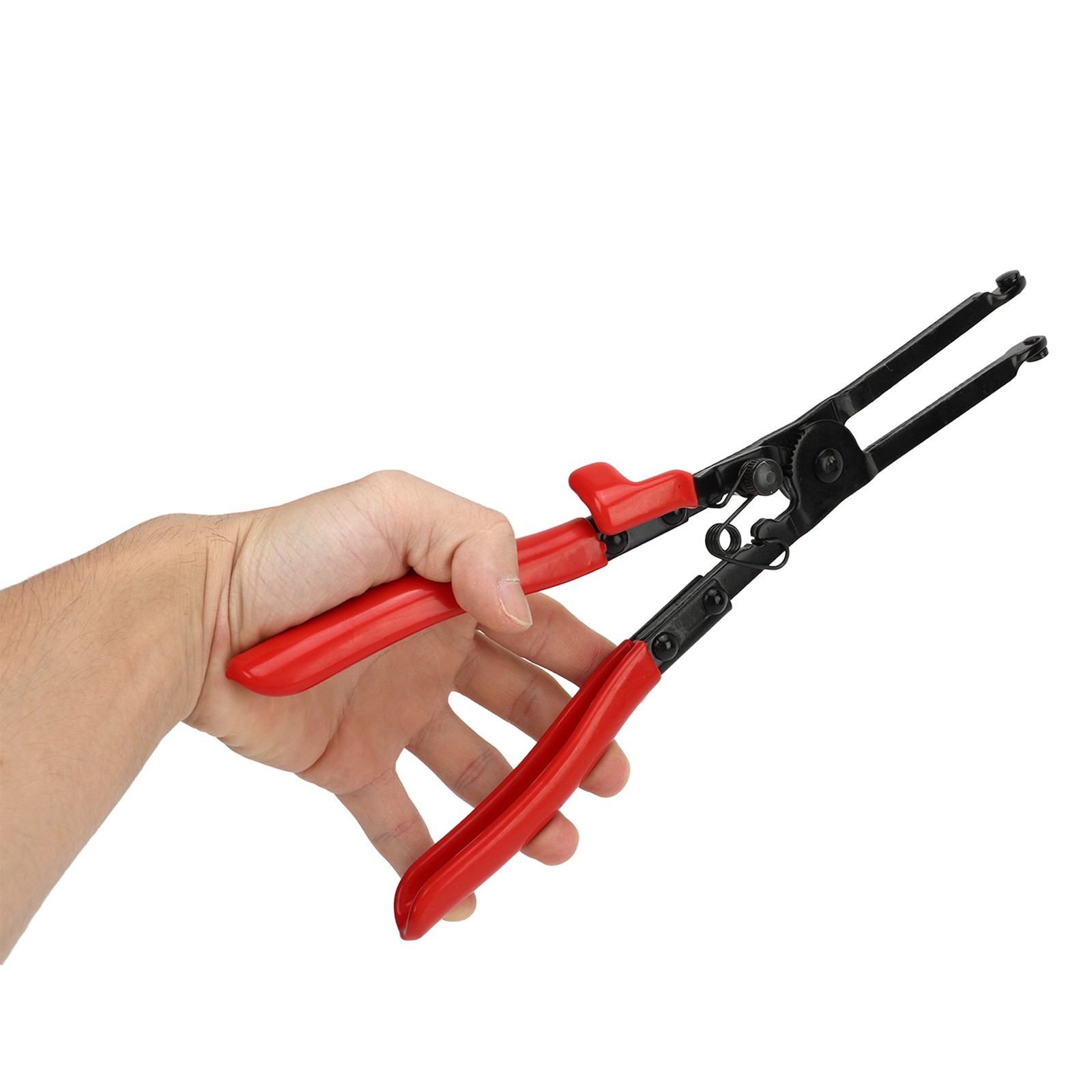 Car Exhaust Pipe Clamp Plier Carbon Steel Heavy Duty Long Plier Jaw Exhaust Hose