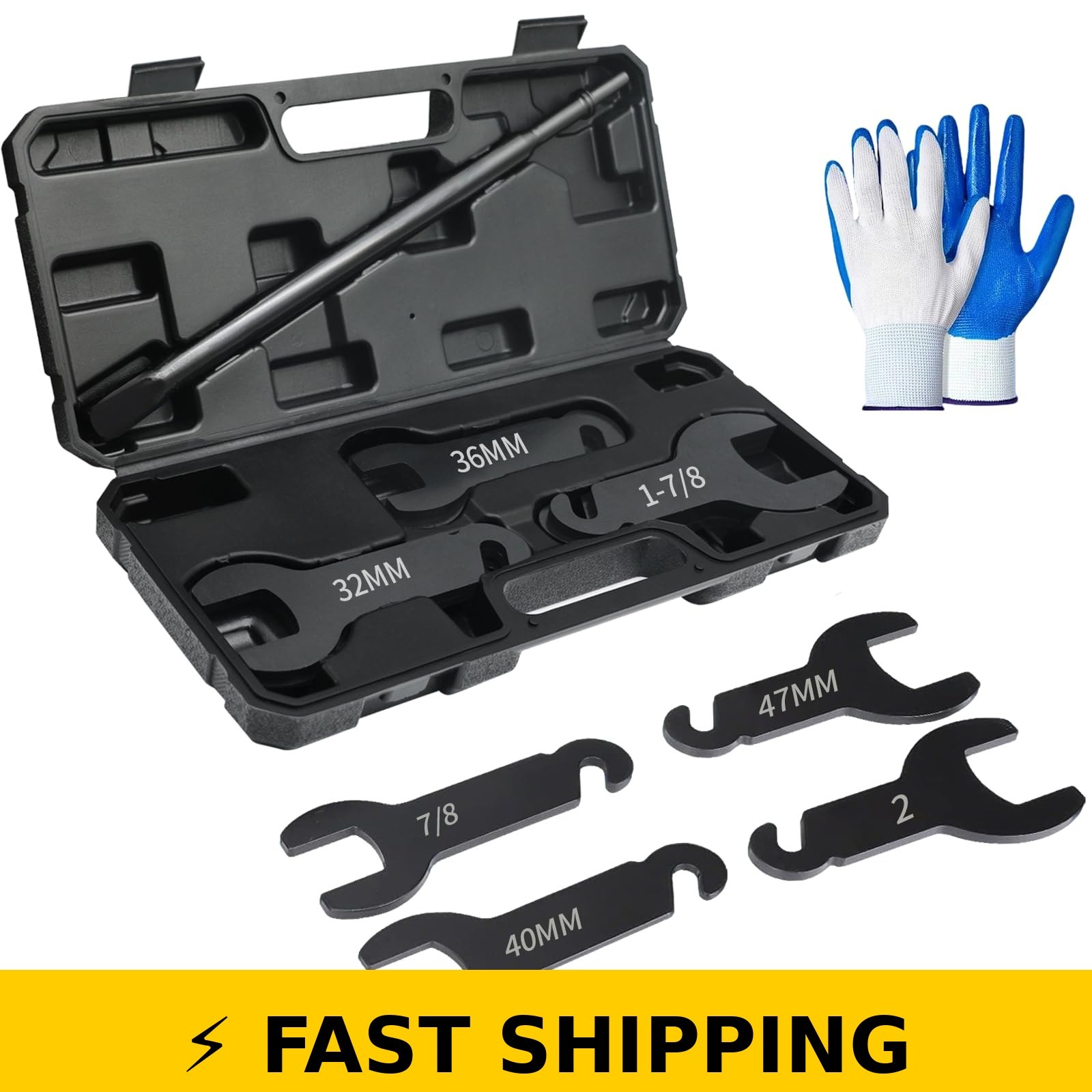 XiTuanYuan 8PCS Pneumatic Fan Clutch Wrench Kit for Ford, GM, Jeep