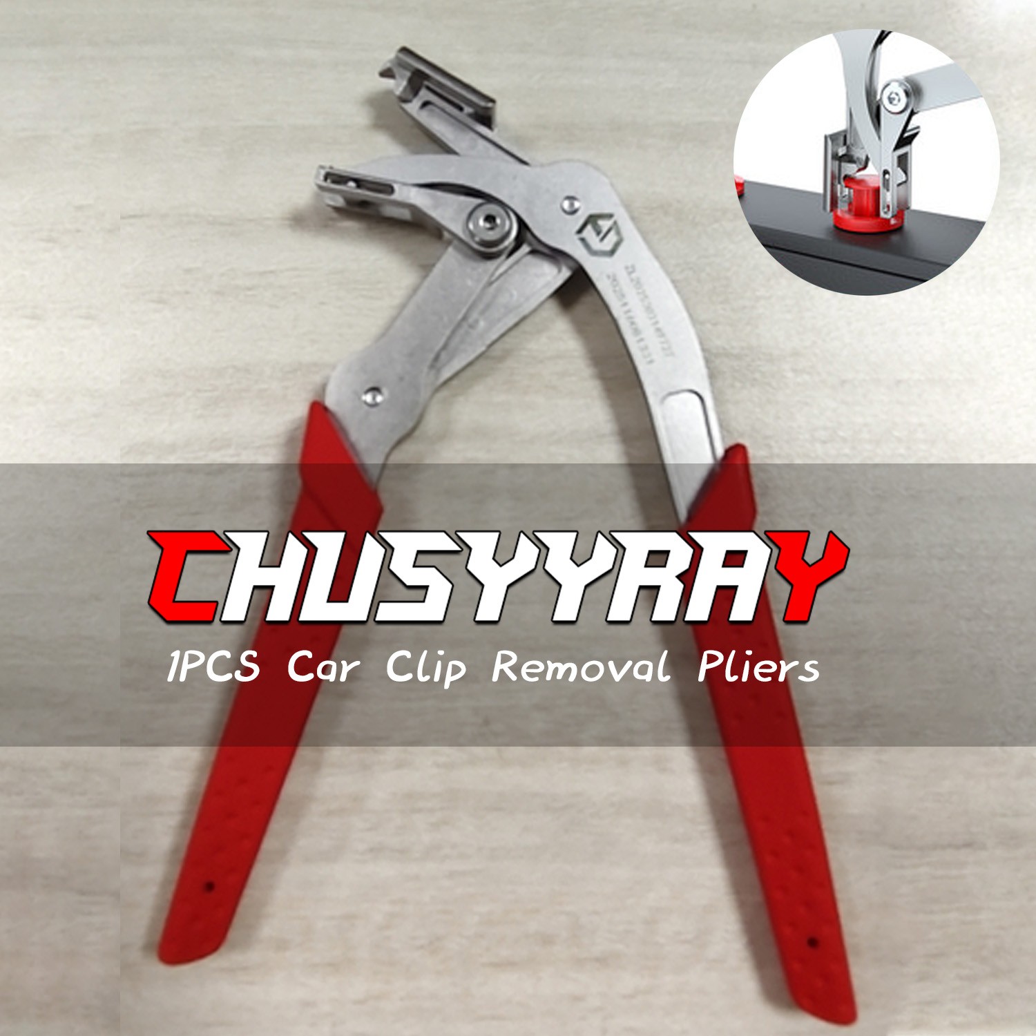 Heavy Duty Car Clip Removal Pliers Trim Panel Fastener Remover Tool Rivet Puller