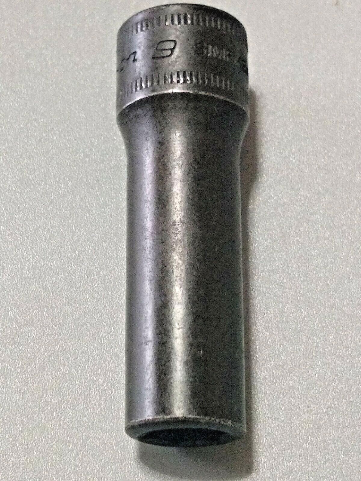 Snap-On SIMFM9A, 3/8″ Drive, 9mm. Impact Socket, 2.1″ Deep, 6 Point.