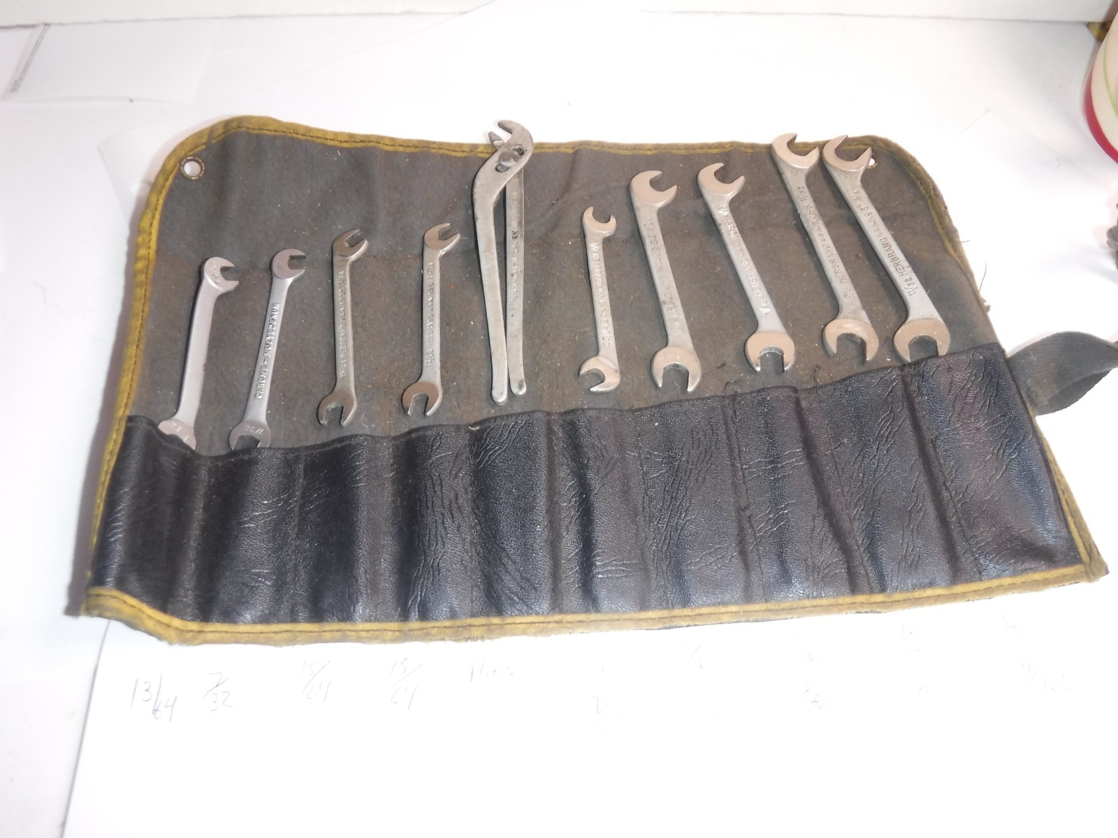 Vintage Herbrand Tools Ignition Kit in Roll Up Pouch USA -PLUS