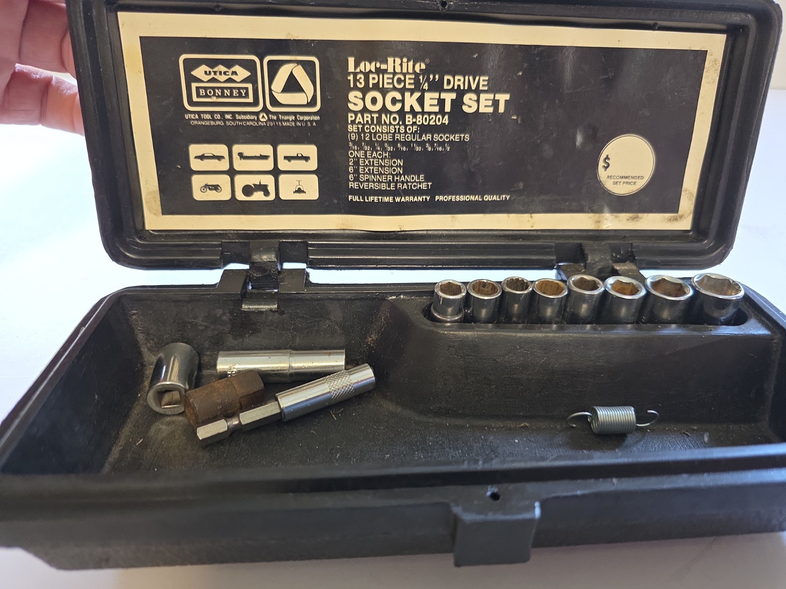 BONNEY TOOLS PROFESSIONAL QUALITY B-80204 CASE ONLY