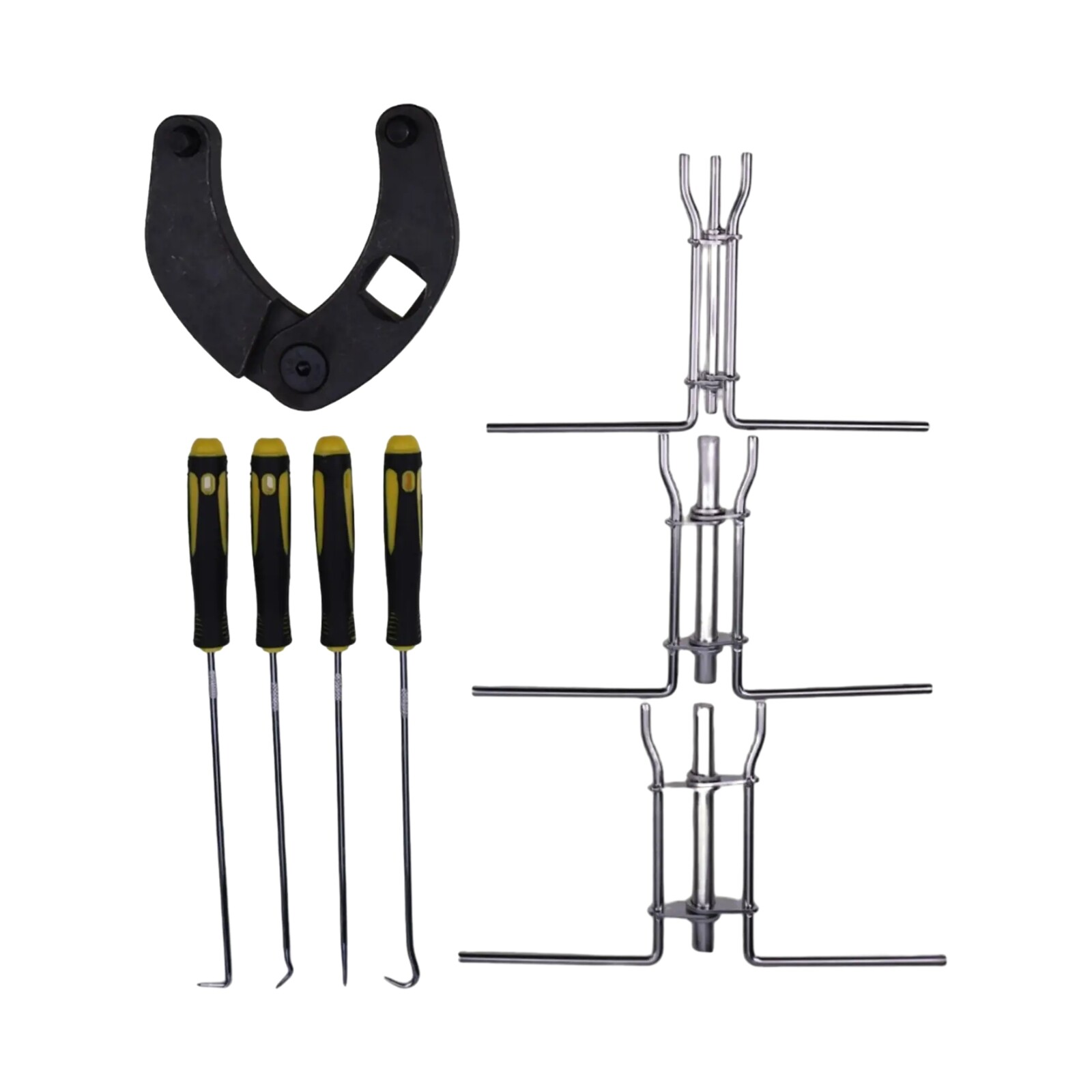 Adjustable Gland Nut Wrench & Seal U-cup Installation Tool Kit Set 1266 J05321