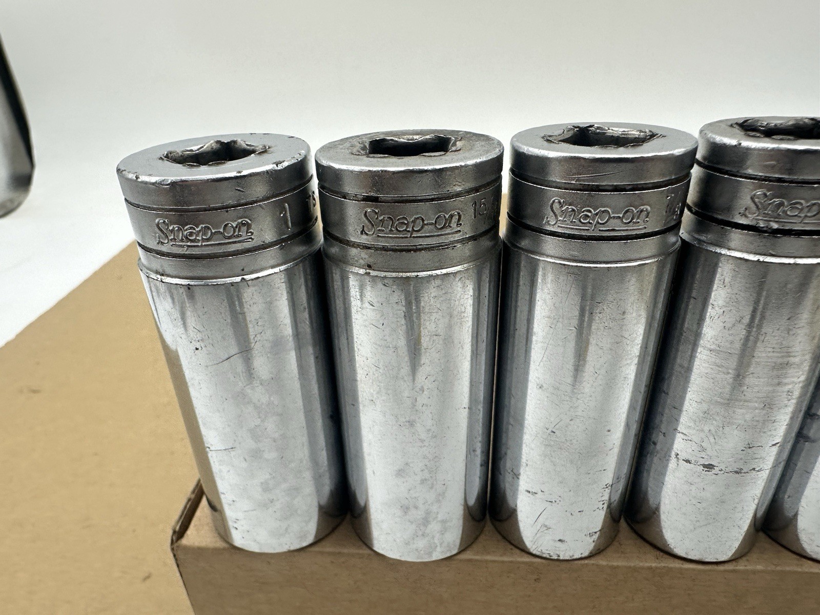 Snap On Set 7pc Standard 6 Point 1/2” Drive Socket Set 1/2” – 1” TS161-TS321 USA