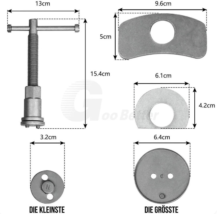 Kit(27) Universal Disc Brake Caliper Wind Rewind Tool For BMW Ford Honda Truck