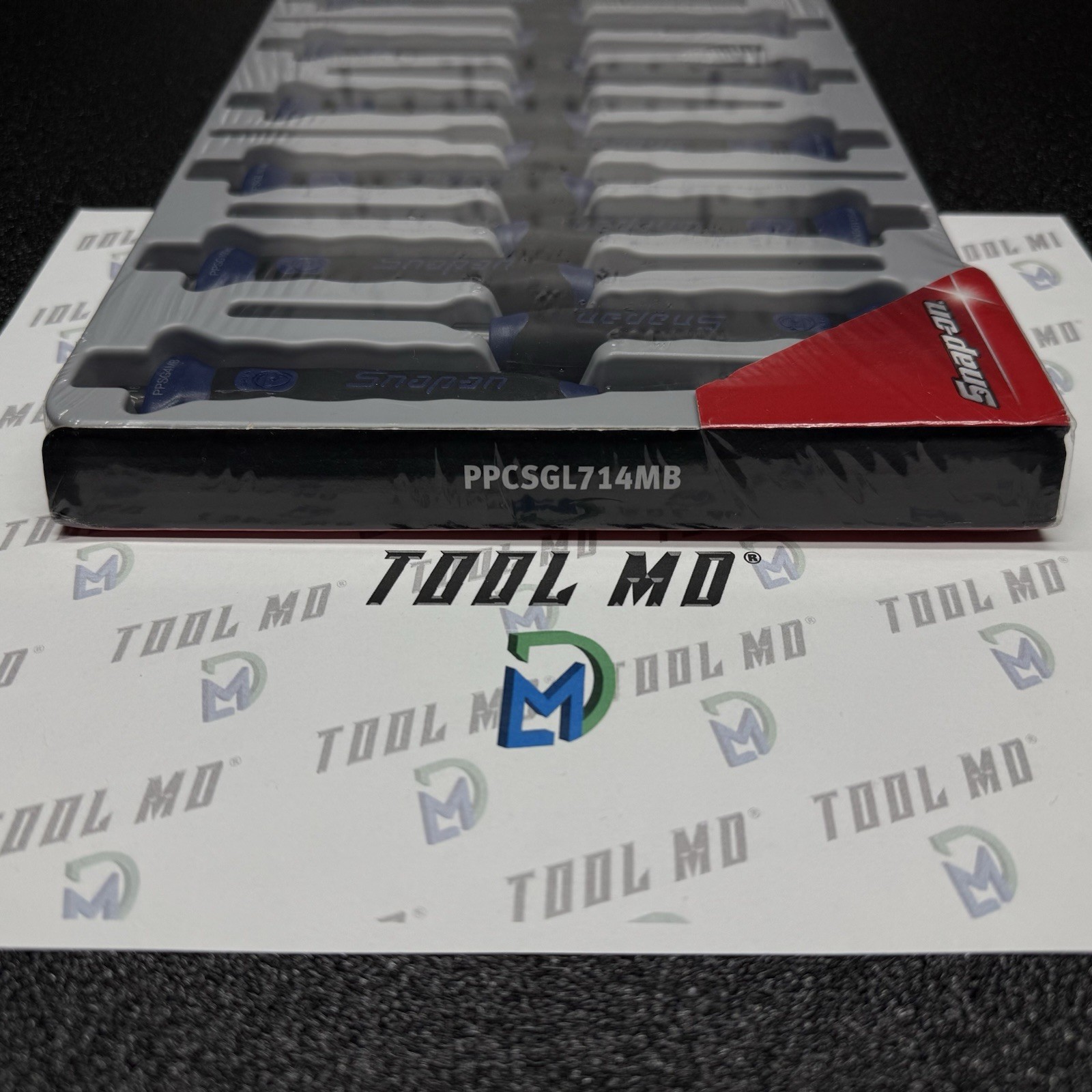 Snap-on Tools NEW 14pc POWER BLUE Soft-Grip Punch & Chisel Set PPCSGL714MB