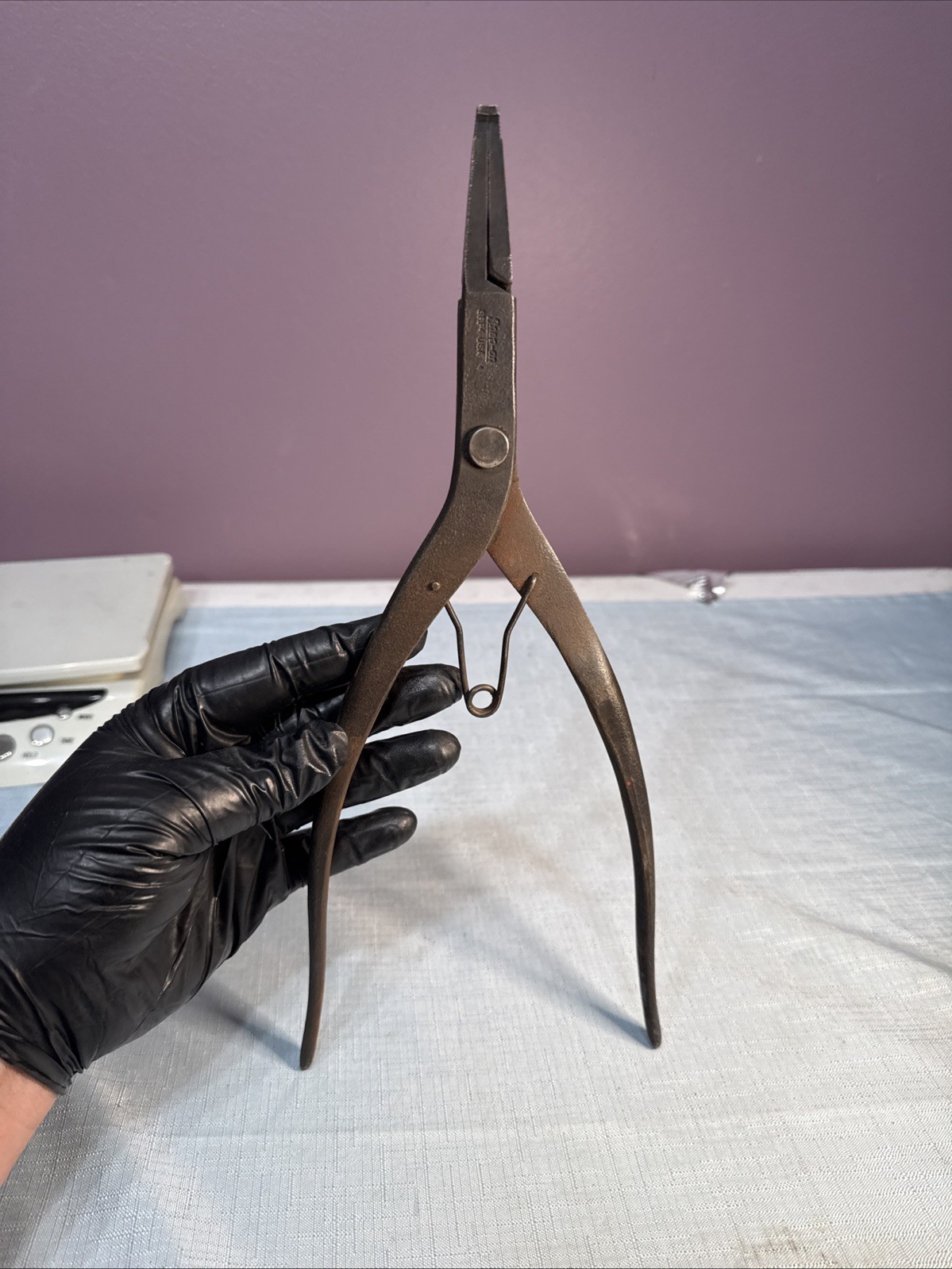 Snap-On Hand Tools USA Heavy Duty 14″ Long Retaining Snap Ring Pliers SRP4