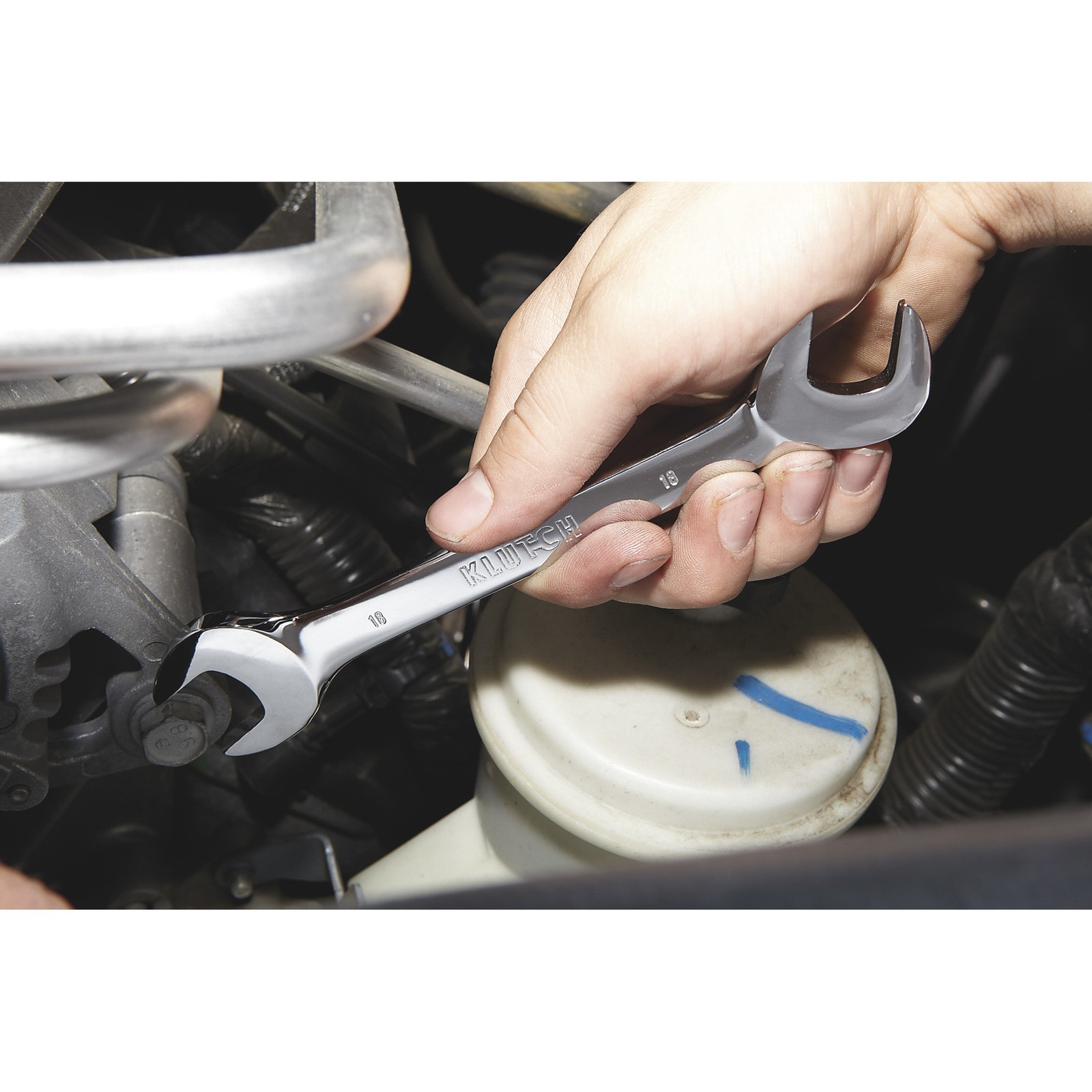 Klutch Angle Wrench Set, 15-Pc., Metric