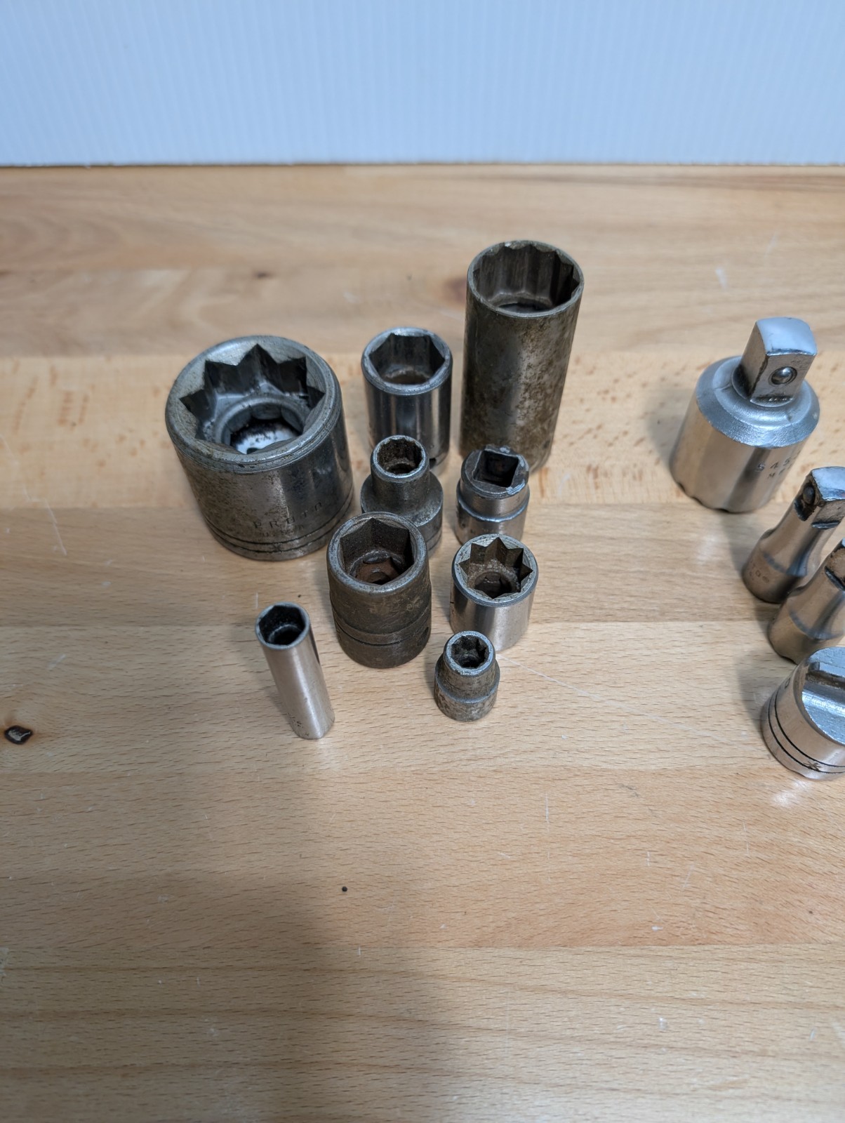 Assorted PROTO USA Sockets And Tools 7lbs 10oz Of Vintage Tools