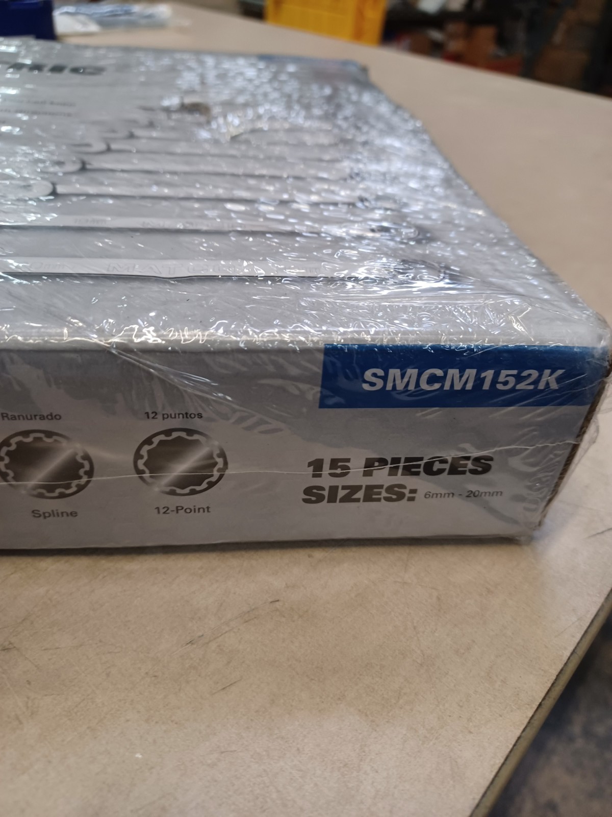 Matco tools SMCM152K 15pc Metric Combination Wrench Set 7-20mm