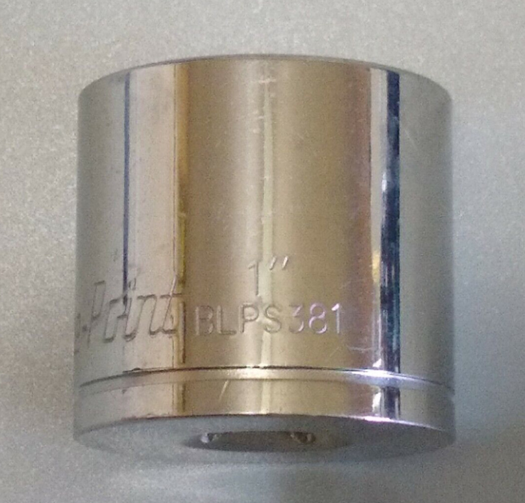 Blue Point BLPS381 3/8″ DRIVE, 1″ SOCKET, SHALLOW, 6 POINT *NEW / UNUSED*