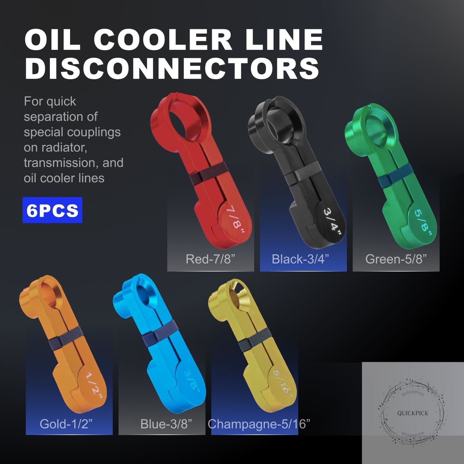 Master Quick Disconnect Tool Set 22pcs Premium Fuel Line Disconnect Tool Set