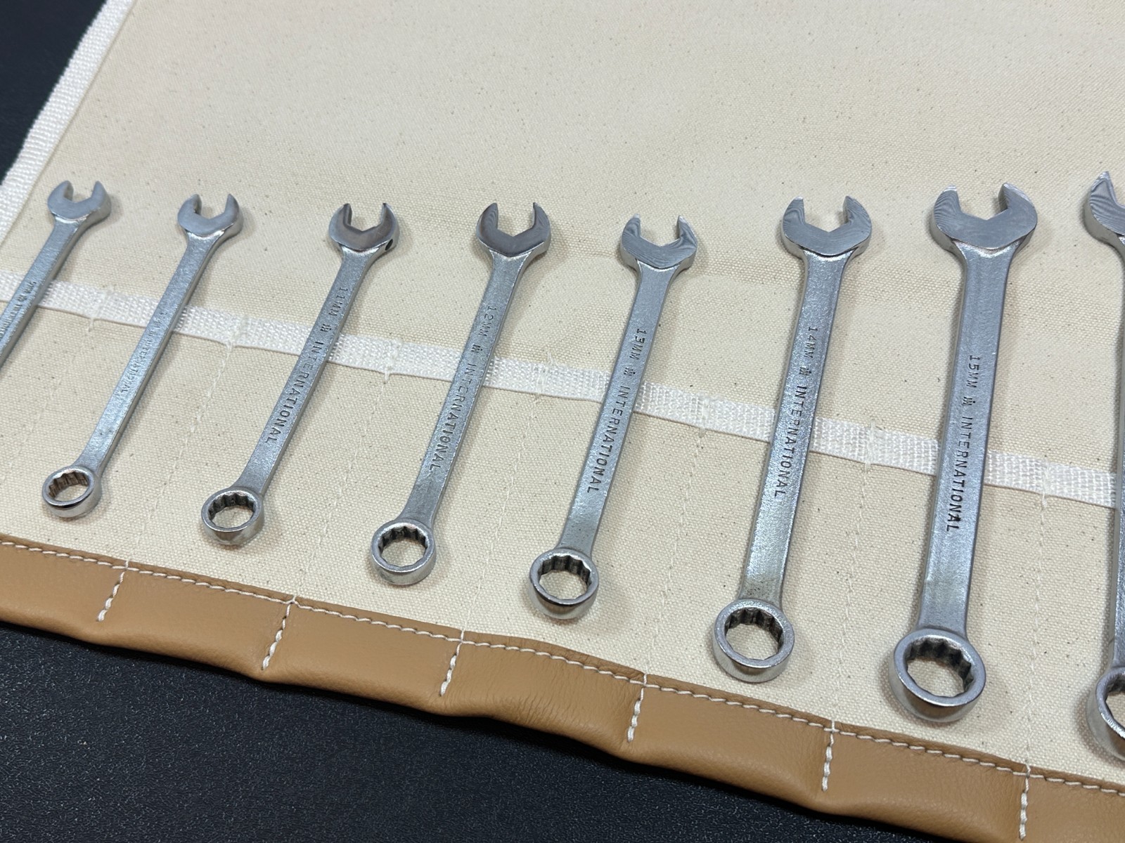 🇺🇸 International Harvester IH USA 9pc Metric 9mm-19mm Combination Wrench Set