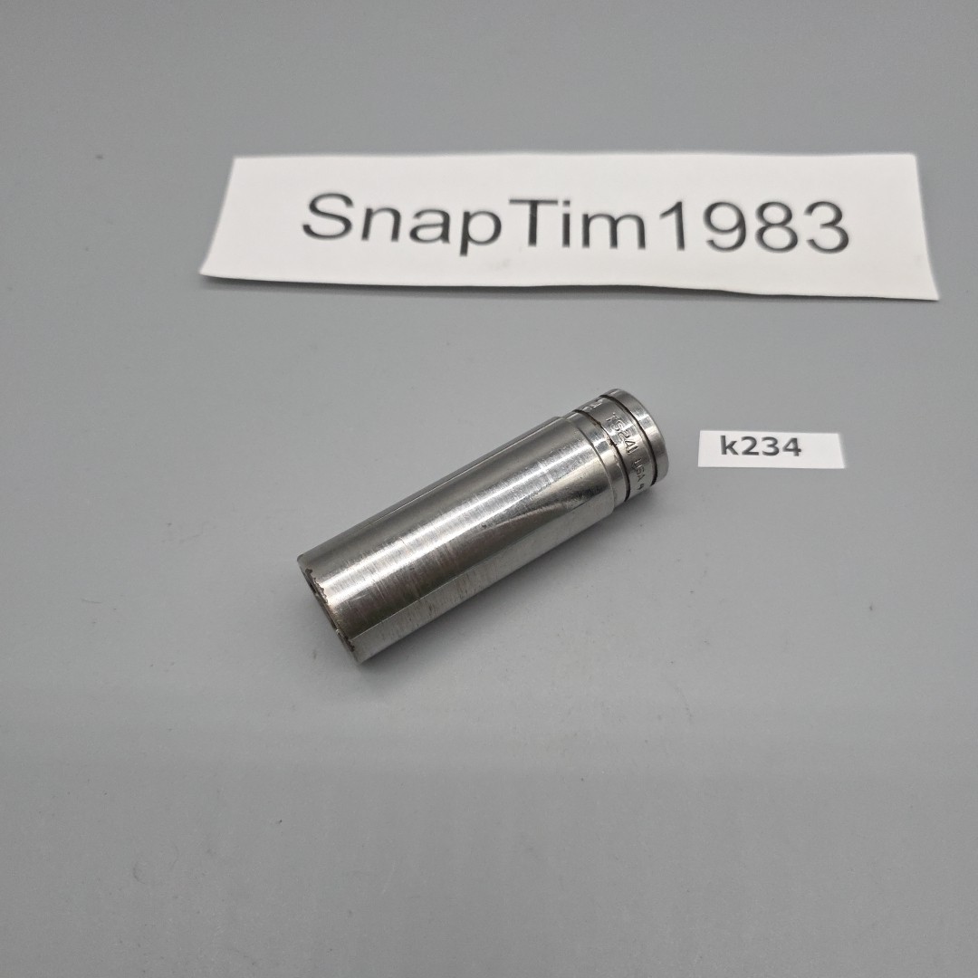 Snap On Tools TS241 1/2″ Drive 3/4″ 6 Point Deep Socket SAE USA