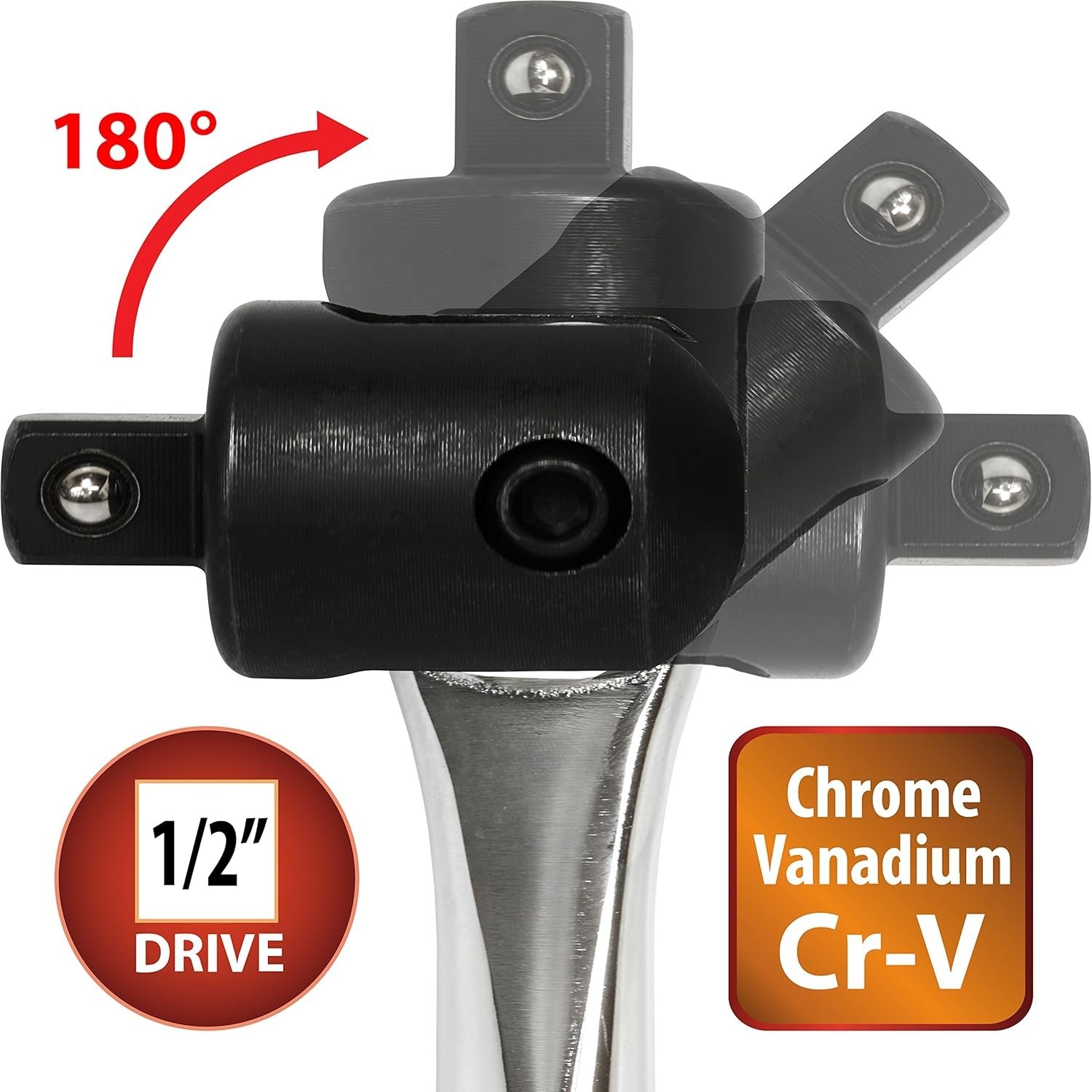 Brand New 24″ Chrome Vanadium Steel CR-V Drive Breaker Bar