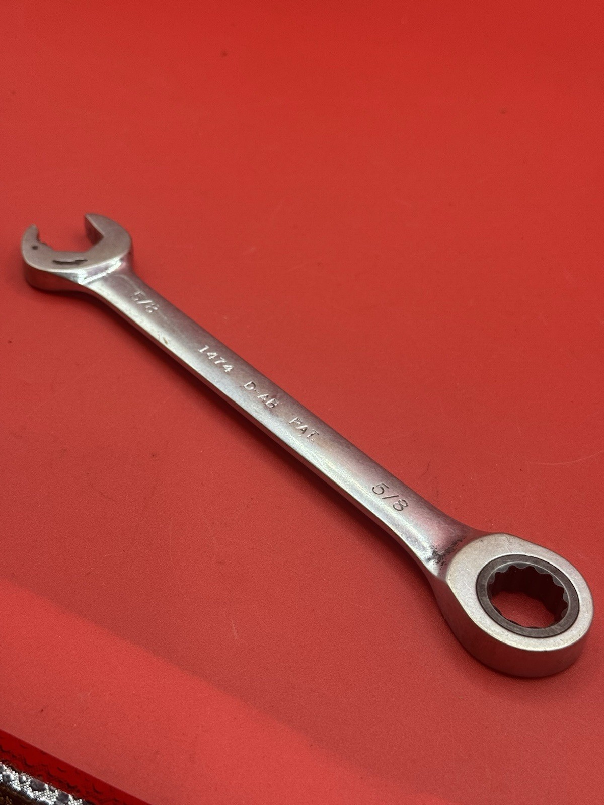 Craftsman Polished 5/8″ Dual Ratcheting 12 Point Combination Wrench 1474 D-AB