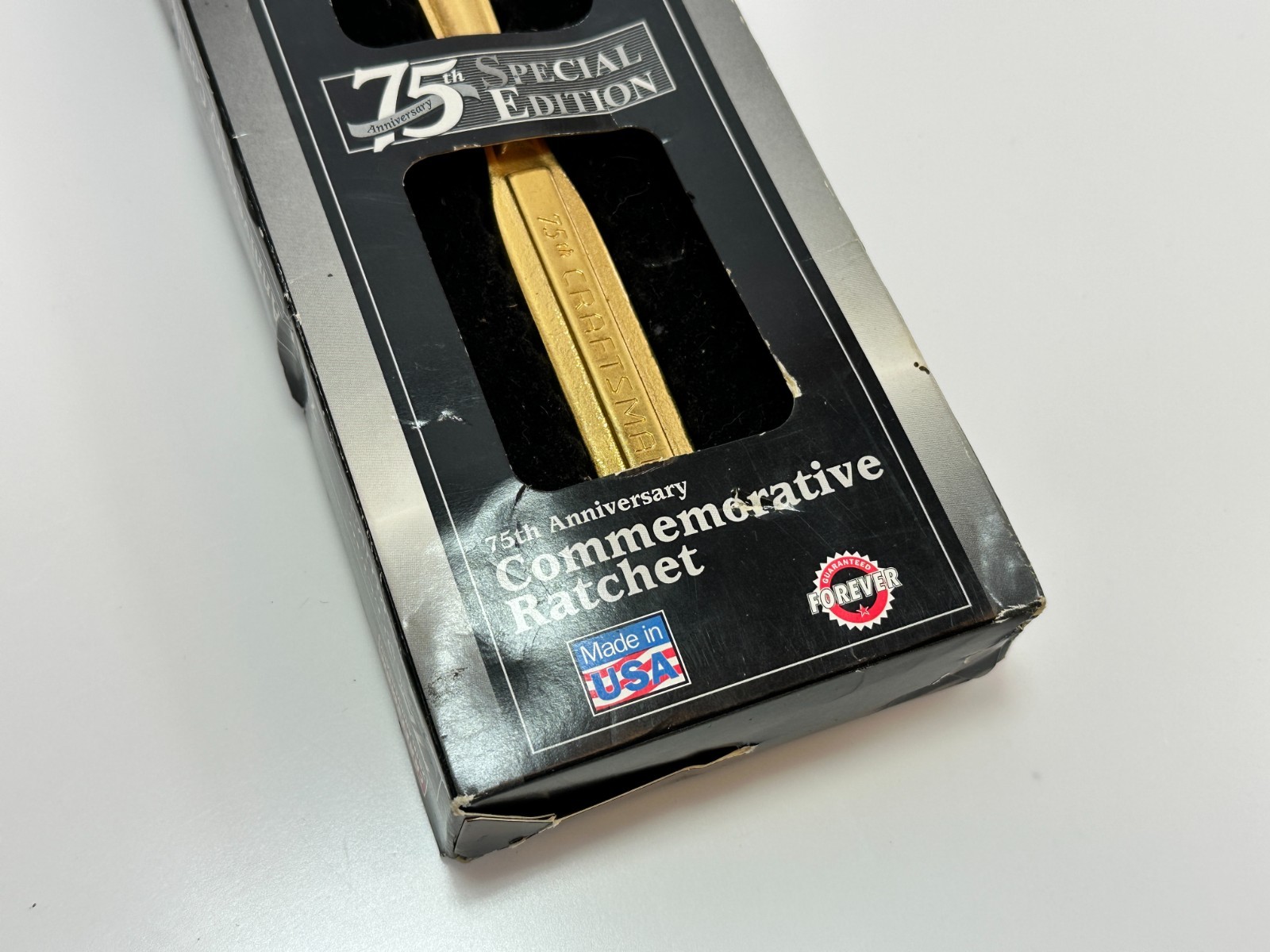 SEARS Craftsman USA 44895 GOLD 75th Anniversary Edition 3/8” Ratchet (Rare NOS)