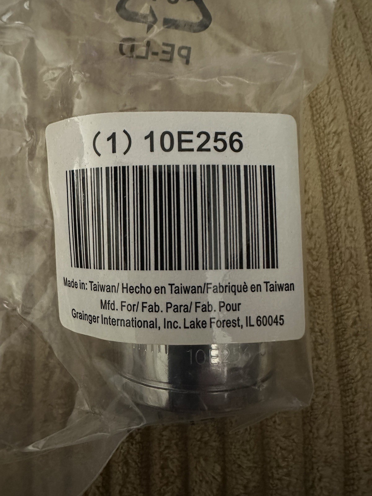 Westward 1-5/32″ 12 Point Socket 3/4″ Drive Chrome 10E256 NOS USA