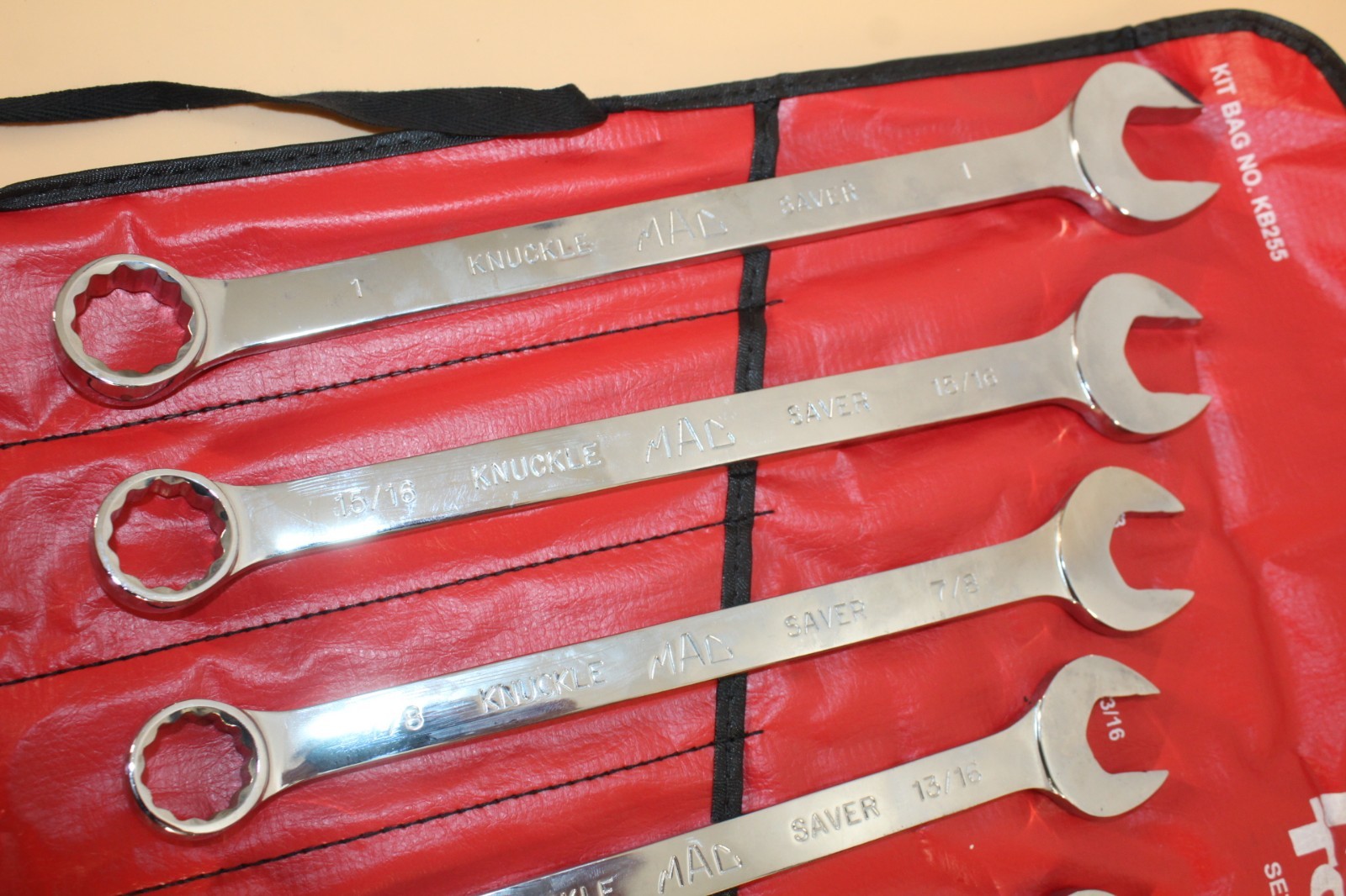 Mac Tools SCL15K2KS 15 Piece SAE Knuckle Saver End Wrench Set, 1/4″ thru 1″
