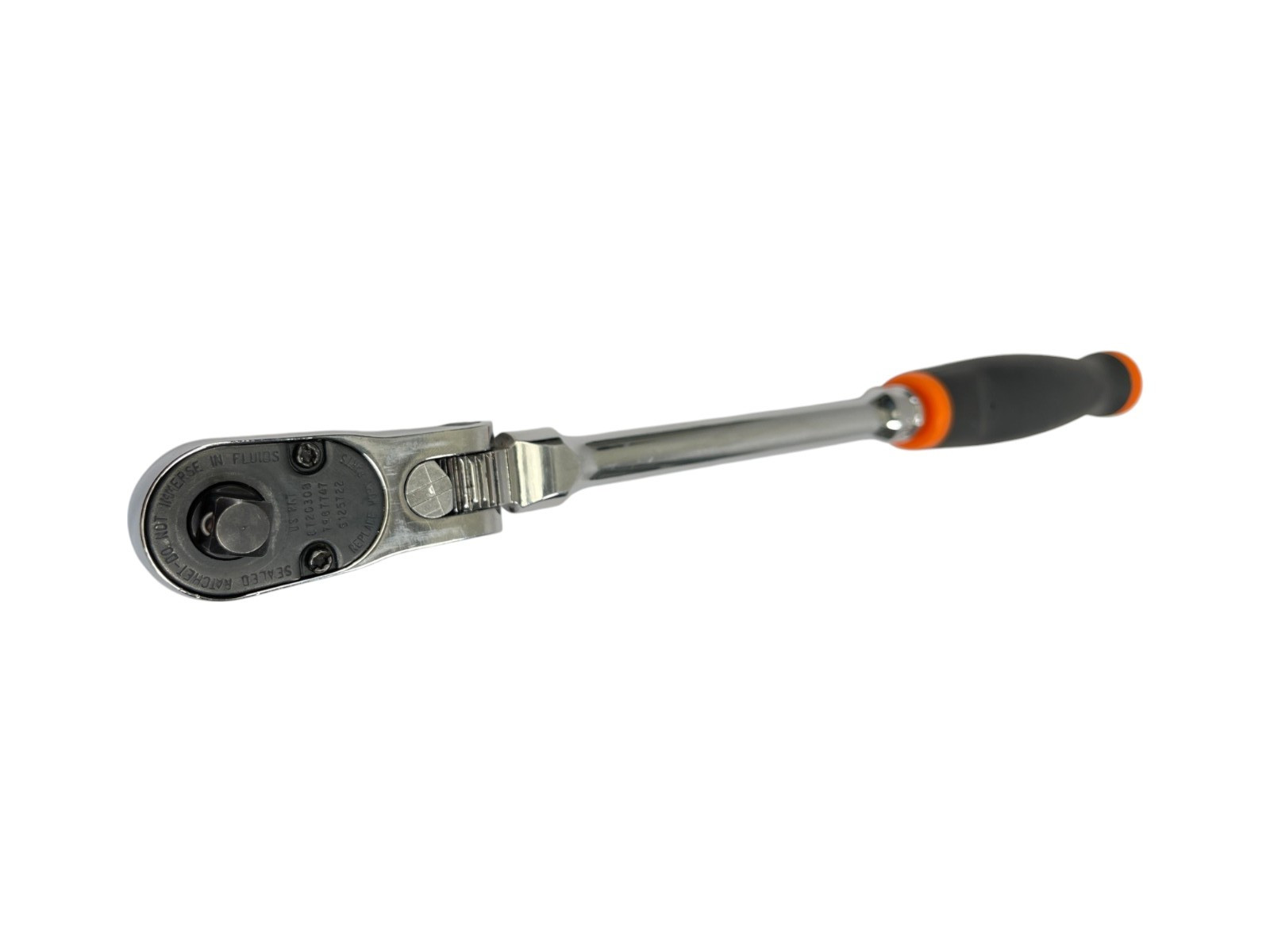New Snap-on™ 3/8″ drive Red SoftGrip 13″ Long Locking Flex Head Ratchet FHLX80B