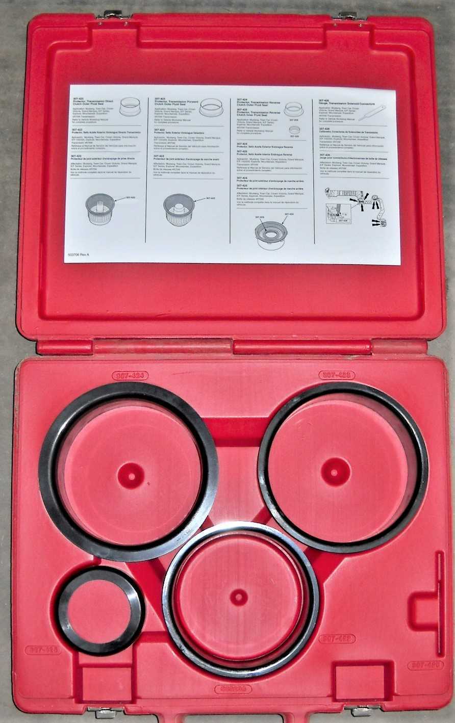 Ford Mustang Seal Protectors Rotunda TKIT-2000R-FLM Service Tools Set