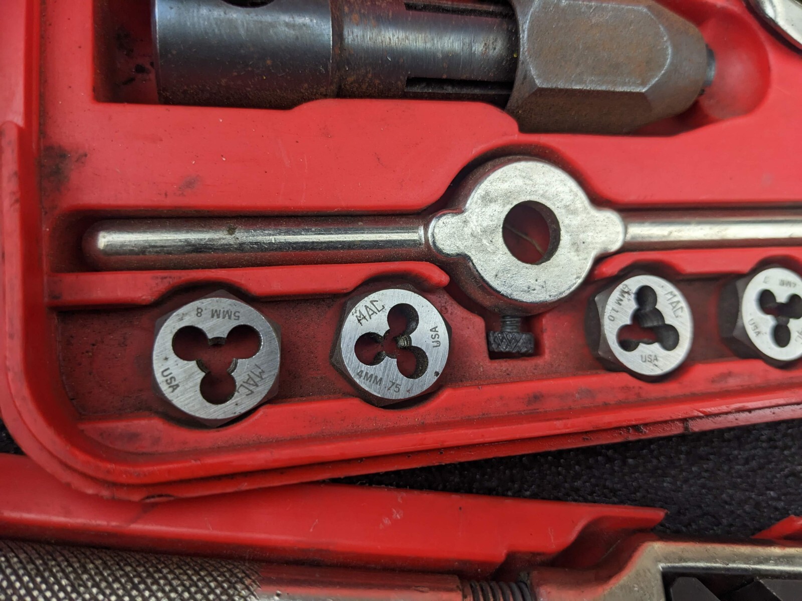 #bi973 Mac Tools 8017TS Metric Tap & Die Set