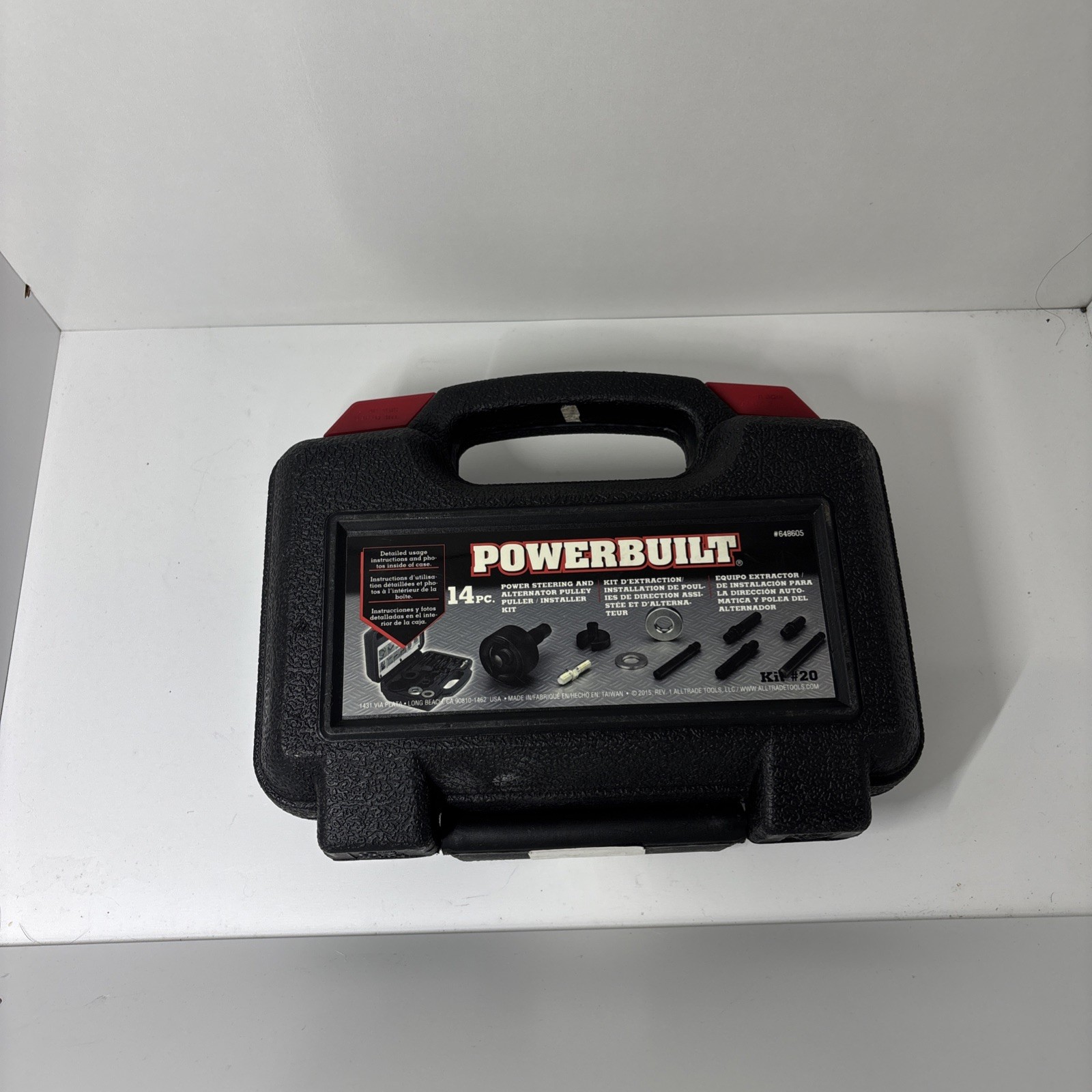 Power built Power Steering And Alternator Puller Model 648605