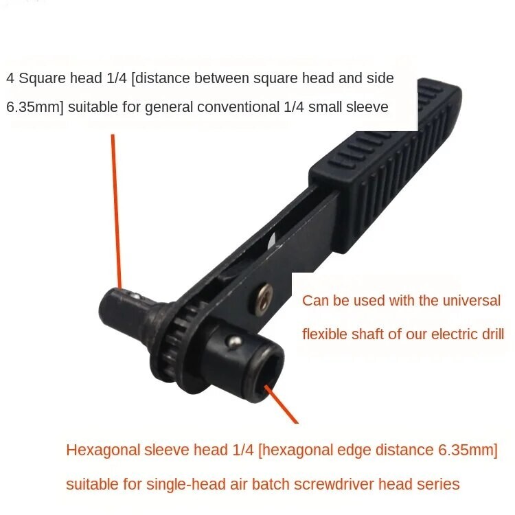 Ratchet Wrench / Driver – 1/4» Inch